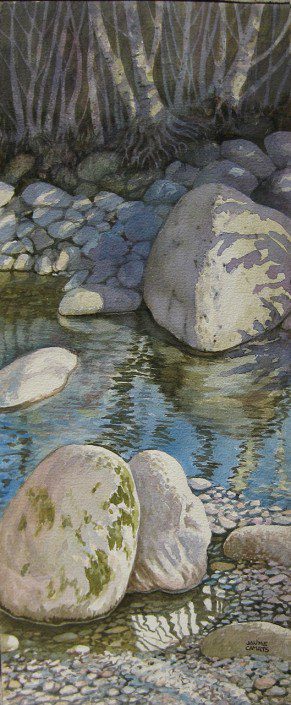 Aquarel·la sobre paper (51x21). Propietat de Joan Estrada.